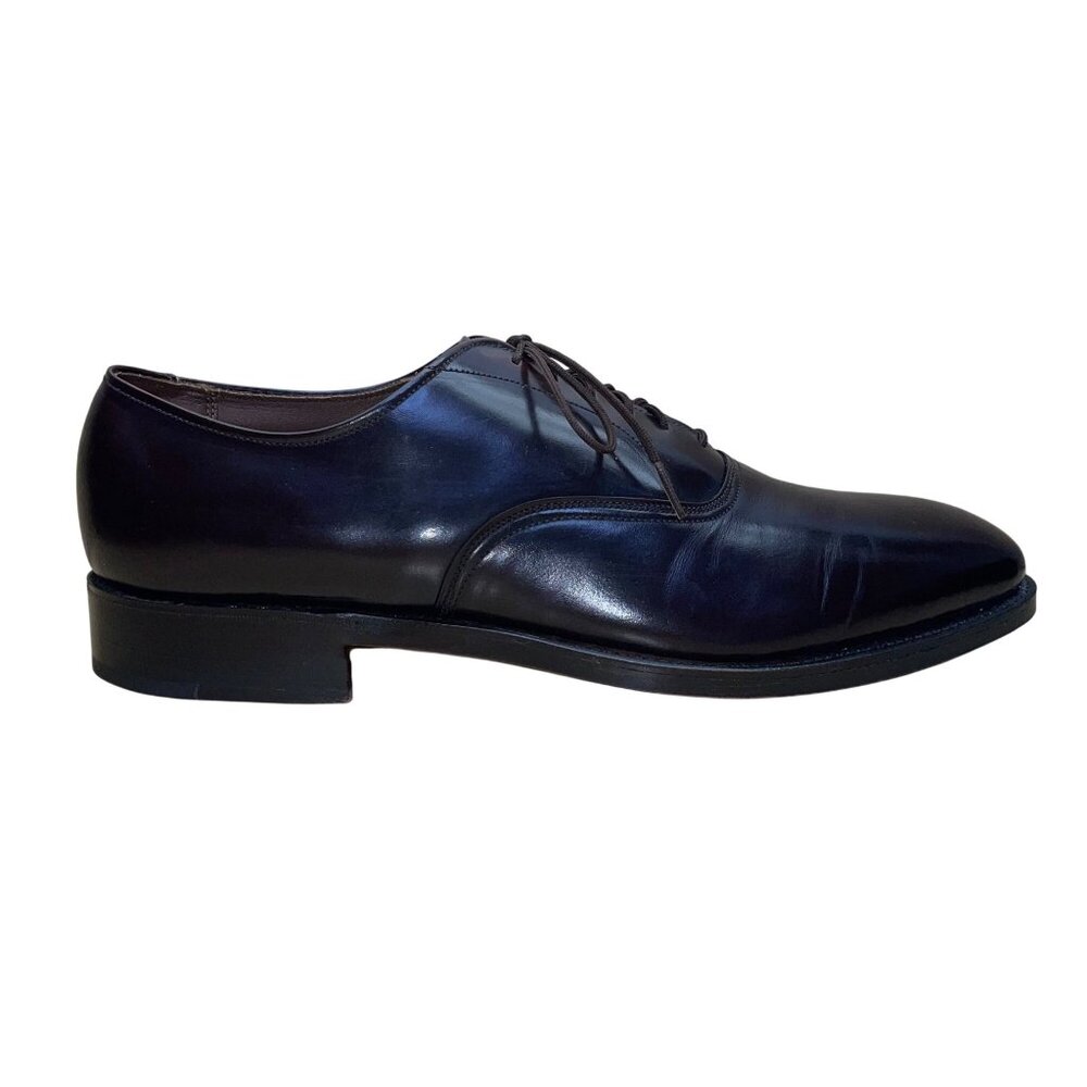 Cordwainer Men’s Dark Brown Leather Lace-Up Oxford Dress Shoes Size 10.5 B